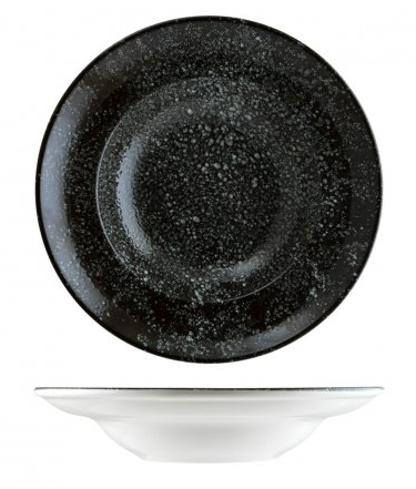 COSMOS BLACK Envisio Collections - BONNA COSMOS BLACK Farfurie paste portelan 28cm 400ml (COSBL BNC 28CK)