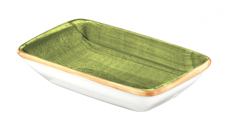 THERAPHY Aura Collections - BONNA THERAPHY Farfurie dreptunghilara din portelan 15x9cm (ATH MOV 16DKY)