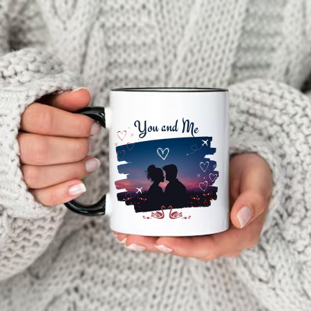 Cana personalizata termosensibila cu poza si mesaj