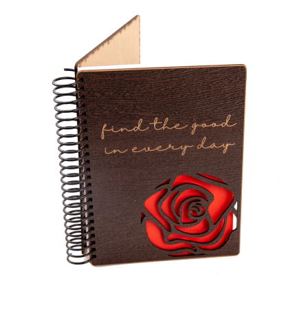 Planner/Jurnal - Agenda personalizata din lemn tip planner cu nume