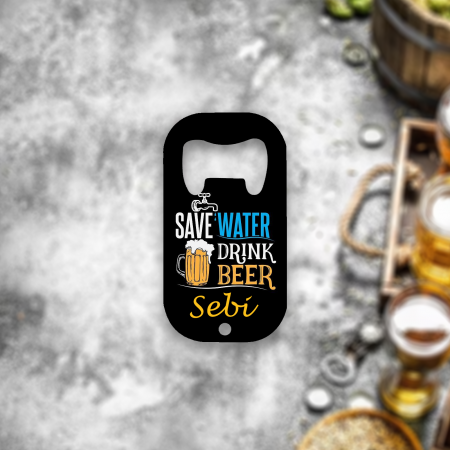 Accesorii pentru bauturi personalizate - Desfacator Personalizat de Bere Save water