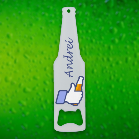 Accesorii pentru bauturi personalizate - Desfacator Personalizat de Bere Facebook