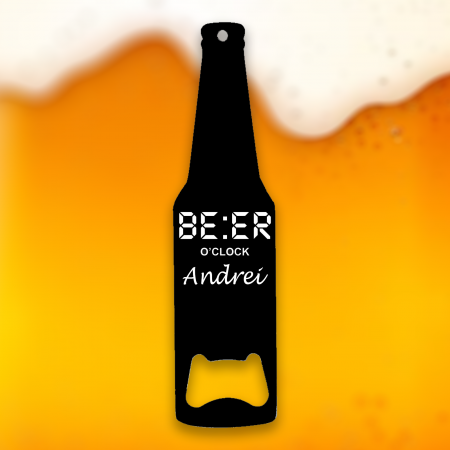 Accesorii pentru bauturi personalizate - Desfacator Personalizat de Bere Beer o clock