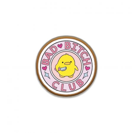 Insigne/Brose - Insigna personalizata cu brosa Bad b club