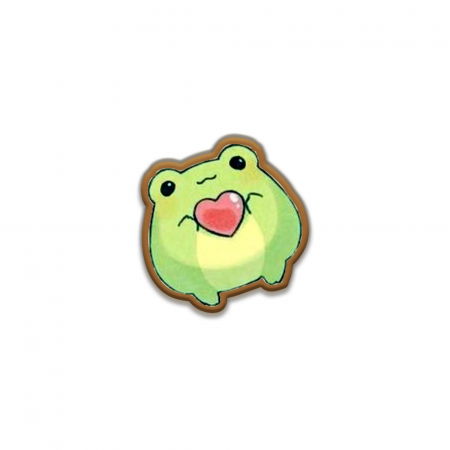 Insigne/Brose - Insigna personalizata cu brosa broasca