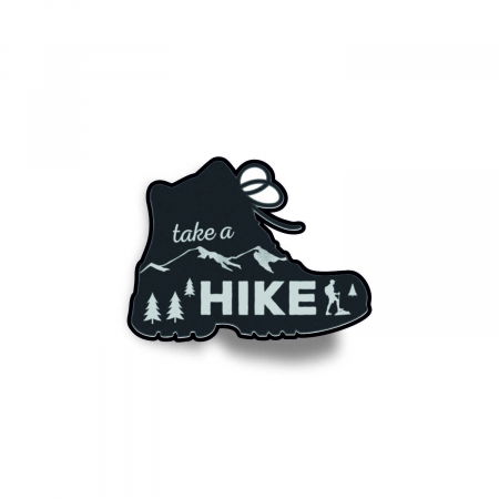 Insigne/Brose - Insigna personalizata cu brosa Take a hike boot