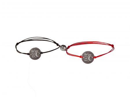 Set bratari de cuplu magnetice banut mare