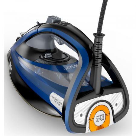 Fier de calcat Tefal FV9834E0 Ultimate Pure, 3000 W , functie anticalcar, 0-55g/min, jet de abur 240g/min, Albastru/Negru [2]