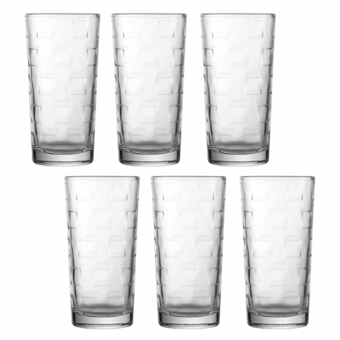 Servire la masa - set-pahare-apa-uniglass-kyvos-sticla-premium-transparente-245ml-design-minimalist.jpg
