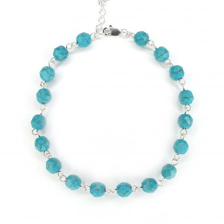 Bratara Turcoaz Angy, argint