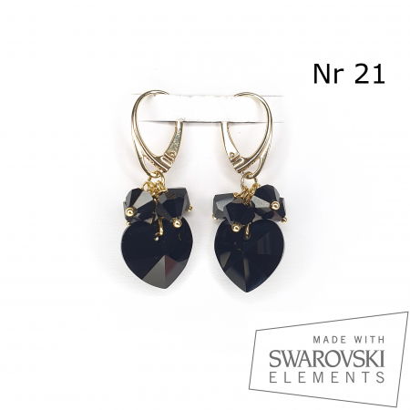 Cercei Renata, argint placat cu aur