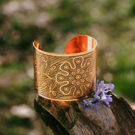 Bijuterii din cupru - Bratara din cupru Mandala