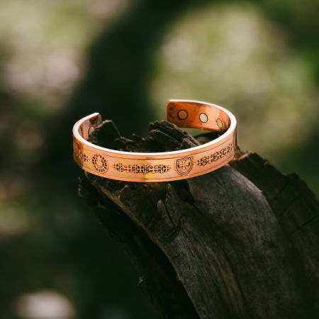Bijuterii din cupru - Brățara din Cupru "Shield"