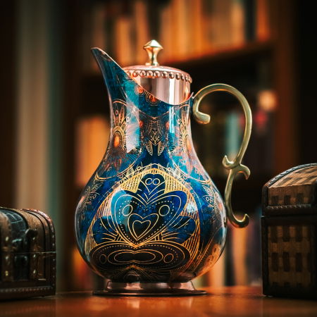 Recipiente din cupru - Carafa din cupru Bull Jug Memories