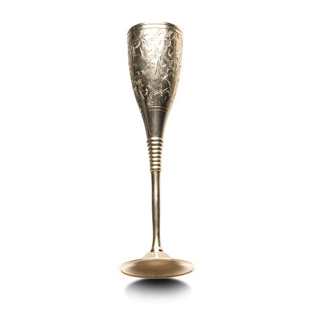 Recipiente din cupru - Pahar din alama pentru sampanie