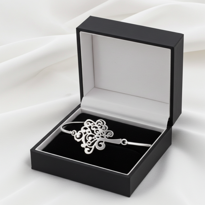 Bratara Arbore Cosmic  fixă din argint Sterling 925 [3]