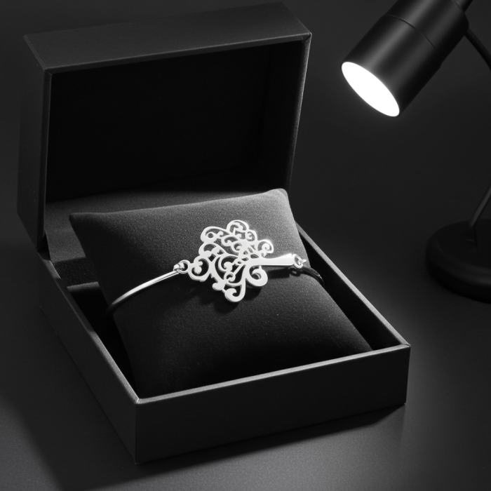 Bratara Arbore Cosmic  fixă din argint Sterling 925 [1]