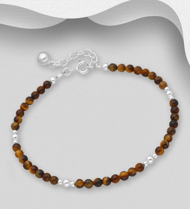 Bratara din argint Sterling 925 cu diverse pietre semiprețioase [2]