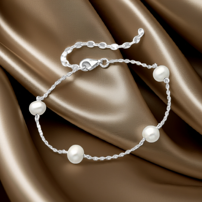 Bratara din argint Sterling 925 cu perle de apa dulce [1]