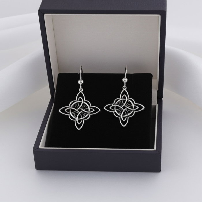 Cercei din argint Sterling 925 stil celtic oxidat [9]