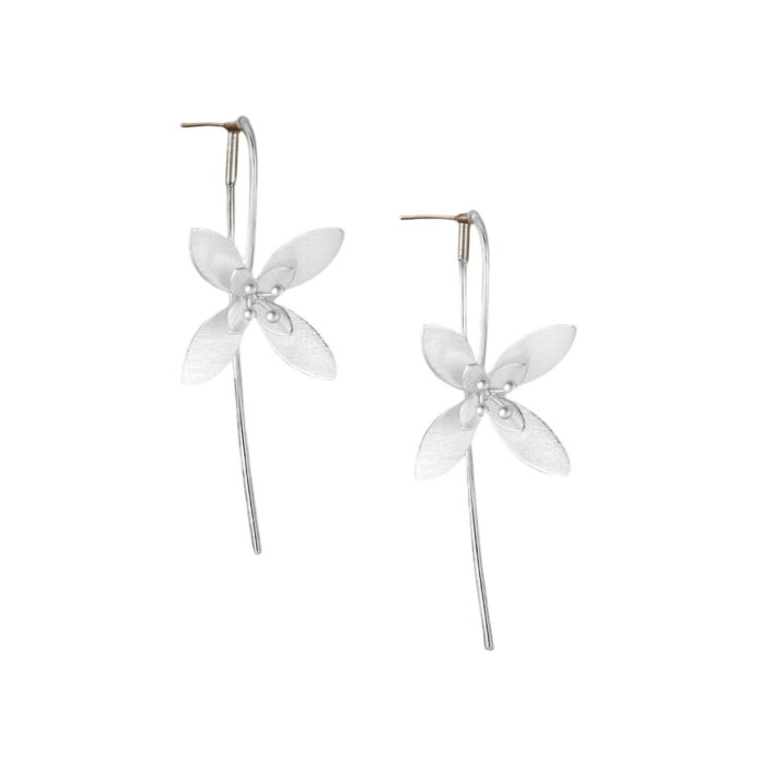 Cercei Floare  din argint Sterling [3]