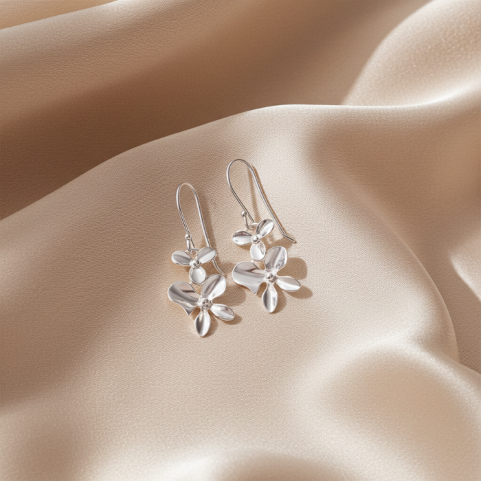 Cercei Flori din Argint Sterling 925 [4]