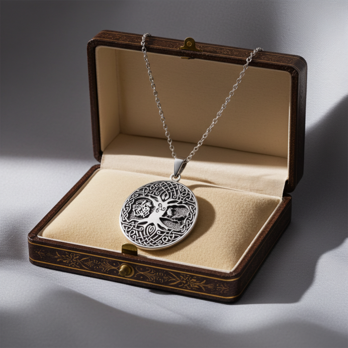 Colier Arborele Vietii din argint sterling 925 model celtic [10]