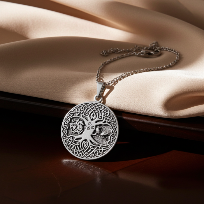 Colier Arborele Vietii din argint sterling 925 model celtic [6]