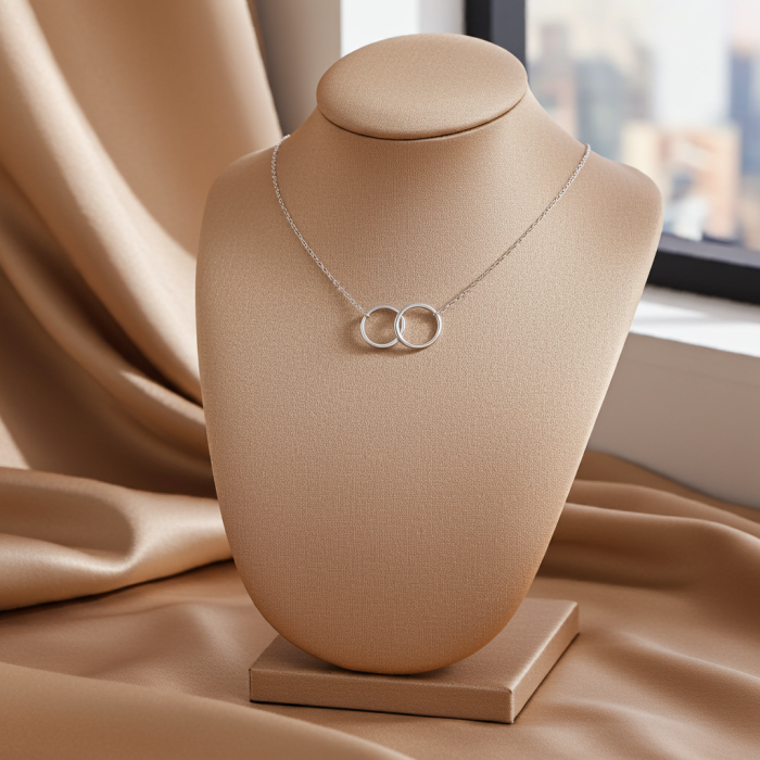Colier cu inele din argint Sterling 925 [1]