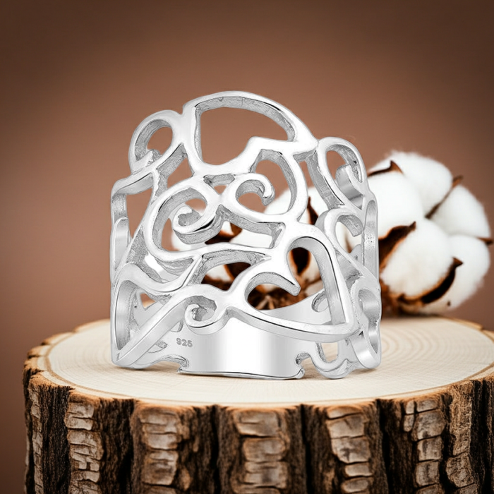 Inel Broderie din argint Sterling 925 [6]