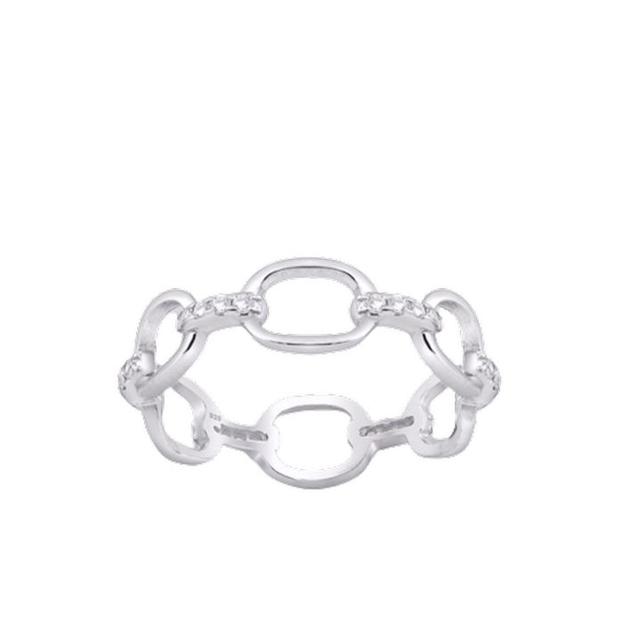 Inel Lant din argint Sterling 925 cu diamante simulate [4]