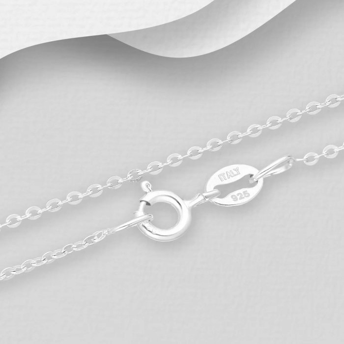 Lantisor din argint Sterling 925 1.3mm fabricat in Italia [2]