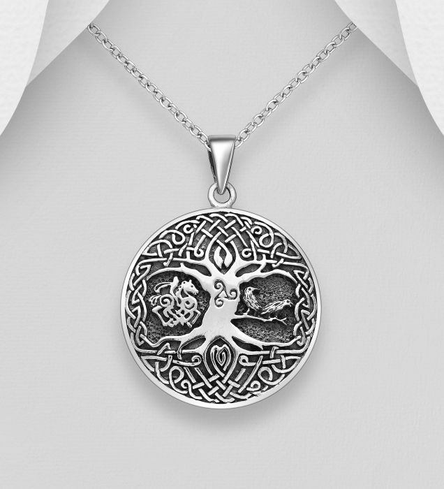 Colier Arborele Vietii din argint sterling 925 model celtic [3]