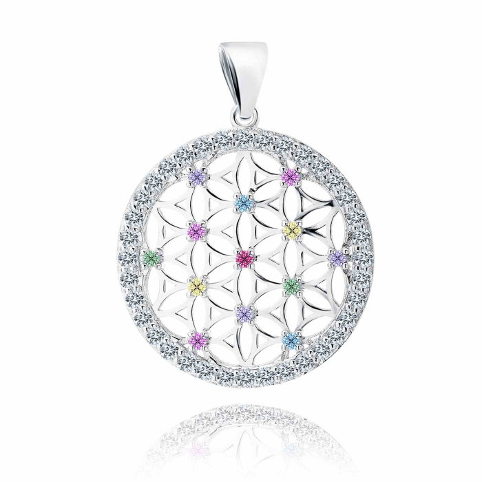 colier-mandala-floarea-vieții-din-argint-sterling-925-cu-zirconii-multicolore [2]