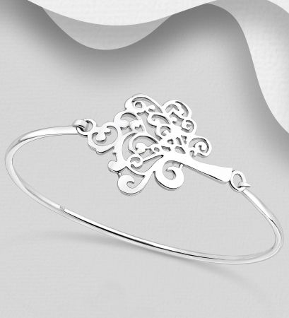 BRATARI - Bratara Arbore Cosmic  fixă din argint Sterling 925
