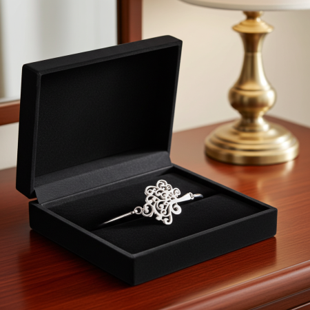 Bratara Arbore Cosmic  fixă din argint Sterling 925 [1]