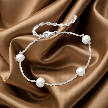 Bratara din argint Sterling 925 cu perle de apa dulce [1]