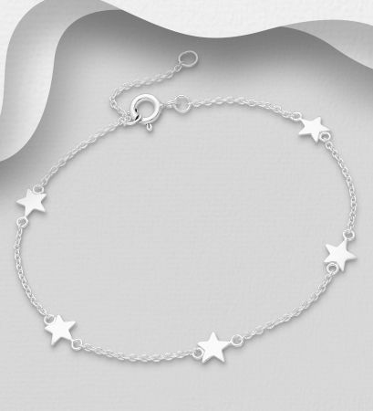 Bratara cu Stelute din argint Sterling 925 cu diamante simulate [2]