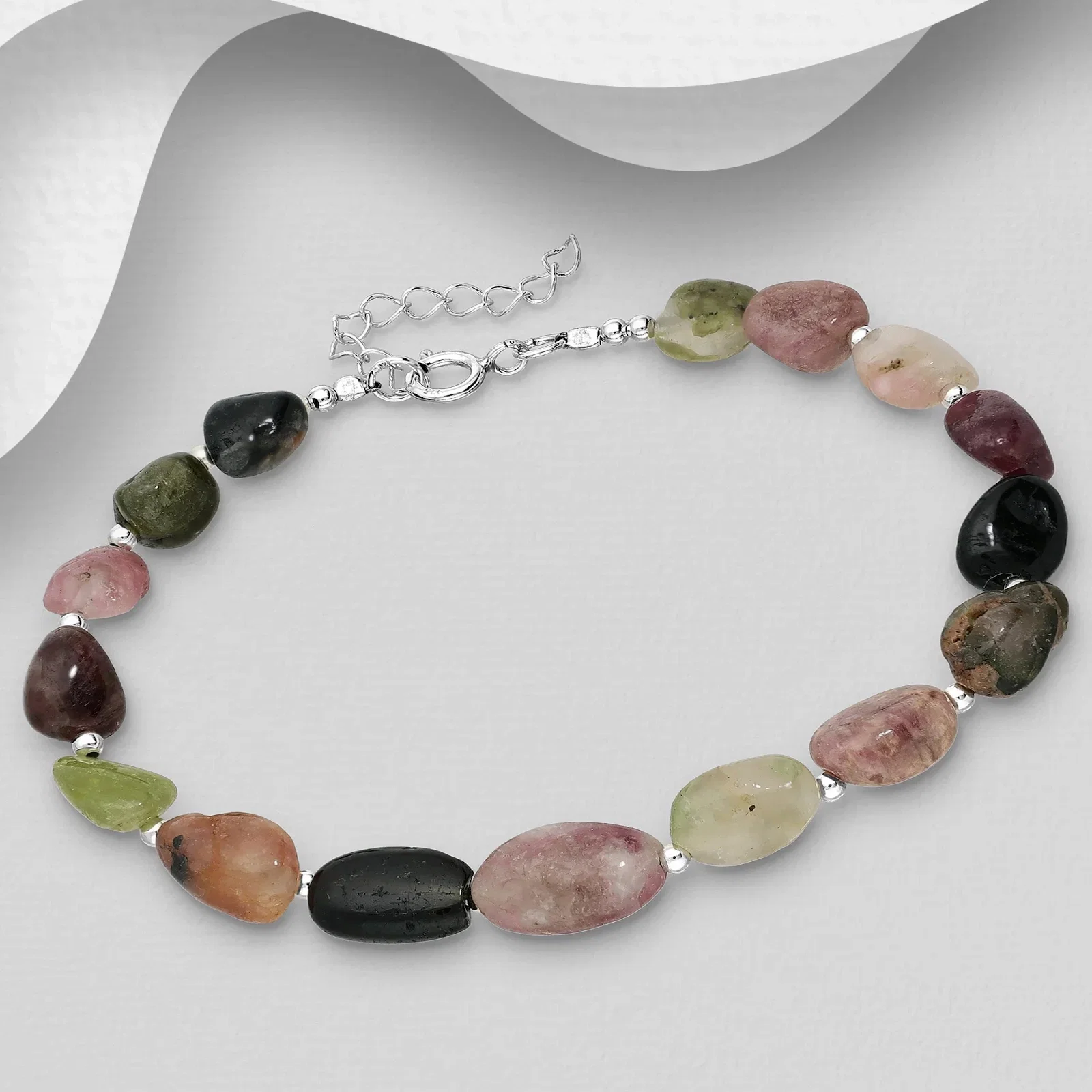 Bratara din argint Sterling 925 cu turmalina [0]