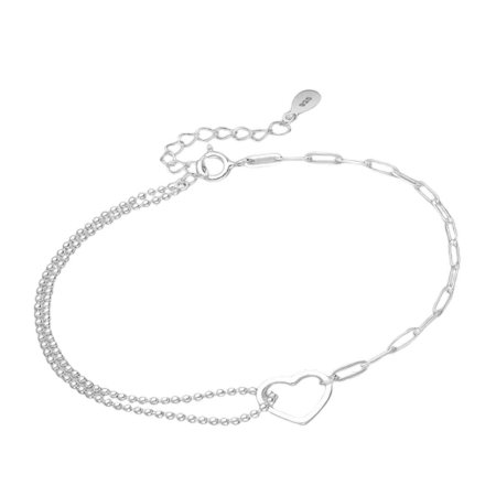 Bratara reglabila cu inimioara din argint Sterling 925 [3]