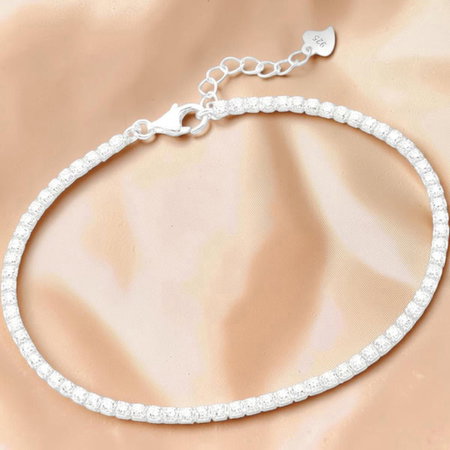 BRATARI ARGINT DAMA - Bratara Tennis din argint Sterling  925 cu diamante simulate