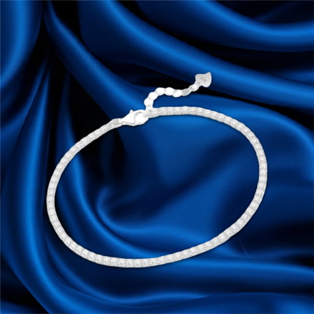 Bratara Tennis din argint Sterling  925 cu diamante simulate [2]