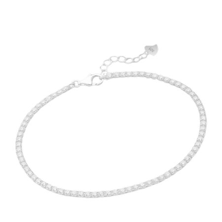 Bratara Tennis din argint Sterling  925 cu diamante simulate [4]