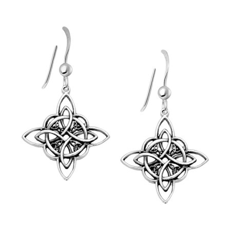 CERCEI ARGINT SIMPLI - Cercei din argint Sterling 925 stil celtic oxidat