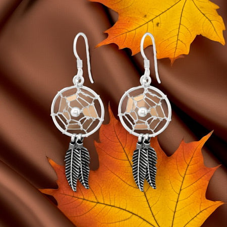 CERCEI ARGINT SIMPLI - Cercei Dream Catcher din Argint Sterling 925
