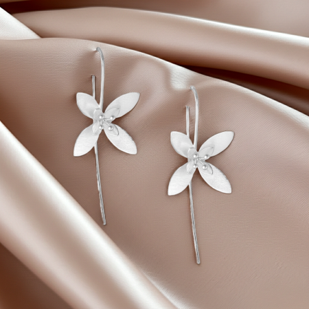Cercei Floare  din argint Sterling [1]