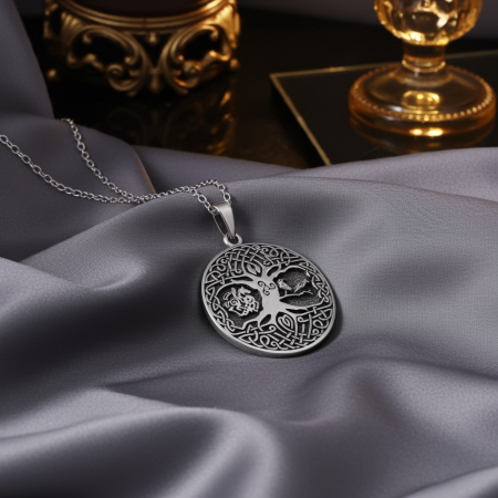 Colier Arborele Vietii din argint sterling 925 model celtic [3]