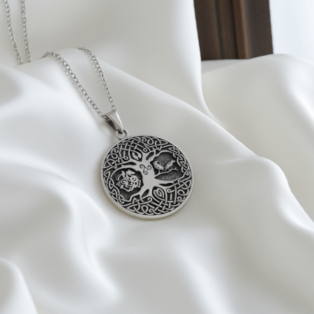 Colier Arborele Vietii din argint sterling 925 model celtic [1]