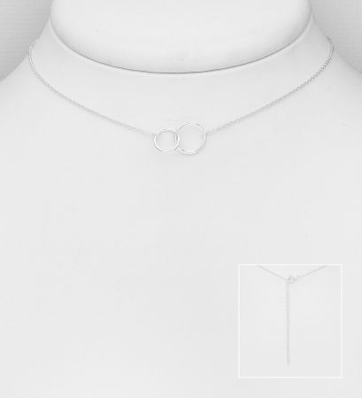 Colier cu inele din argint Sterling 925 [2]