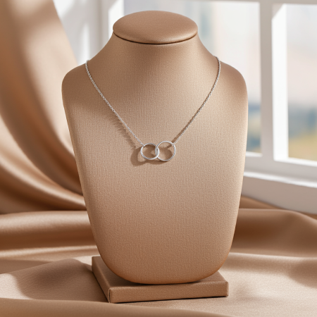 Colier cu inele din argint Sterling 925 [1]